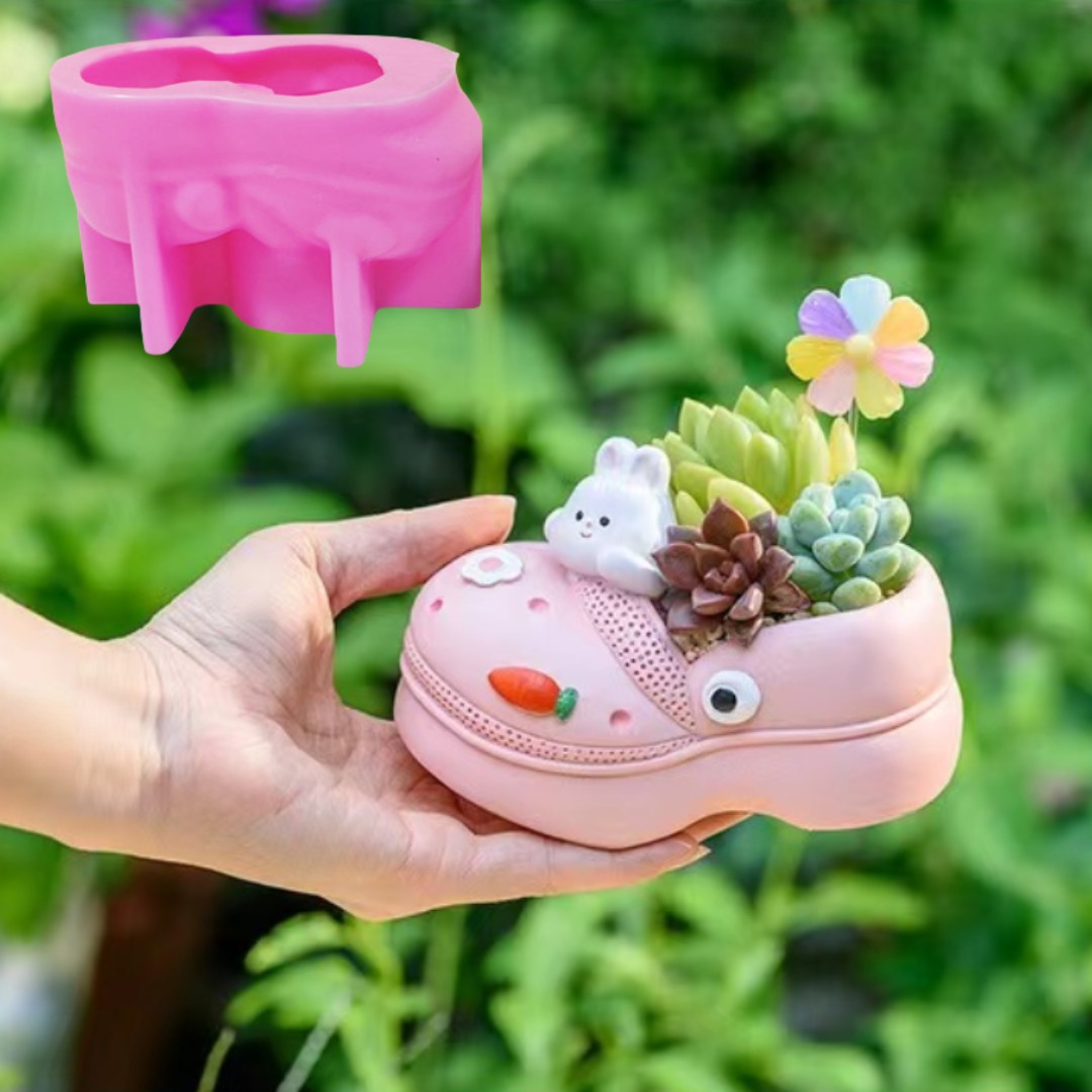 3D Printing Vase - 3D Animal Slippers Succulent Plant Flower