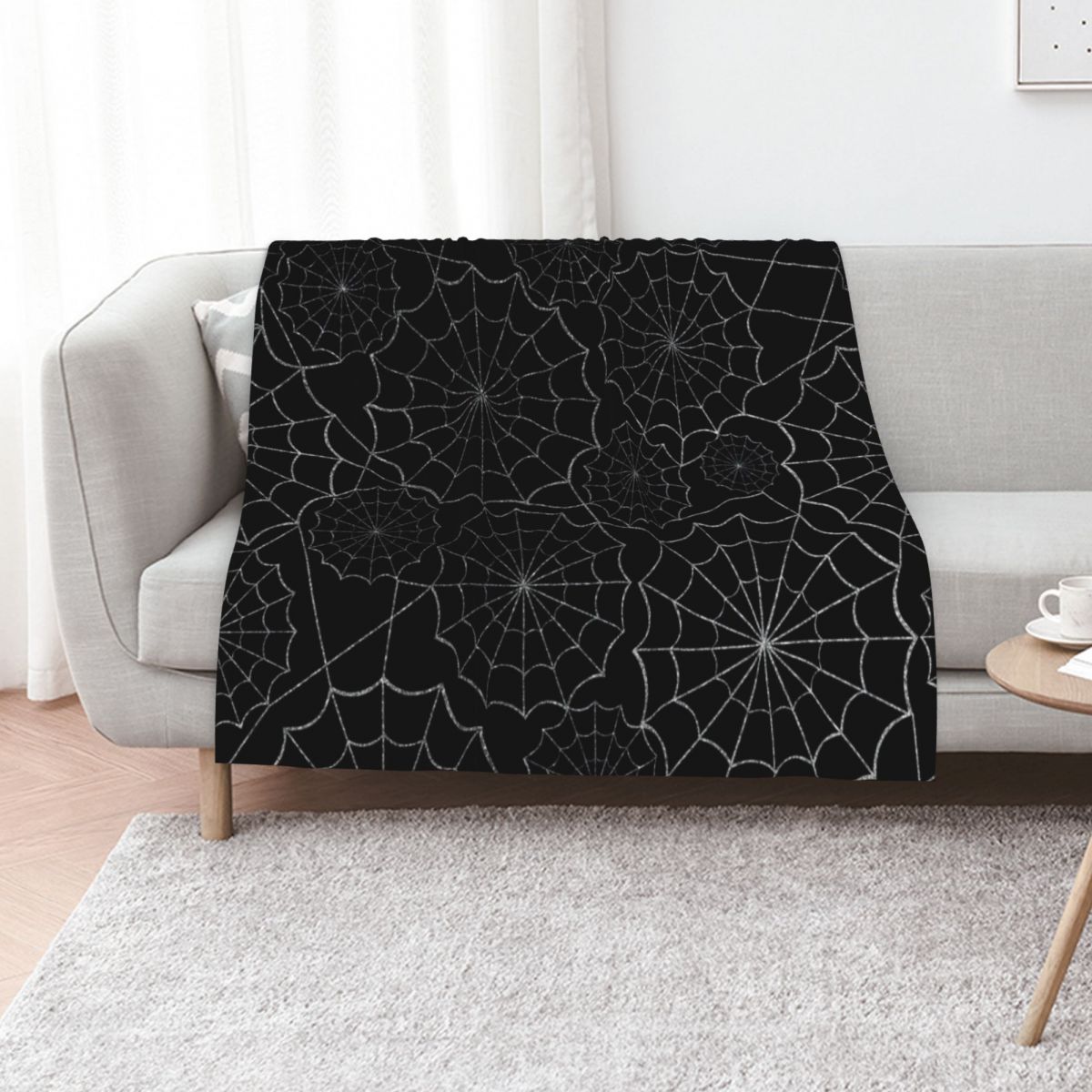 3D Printing Web - Spider Webs Throw Blanket Outdoor Soft