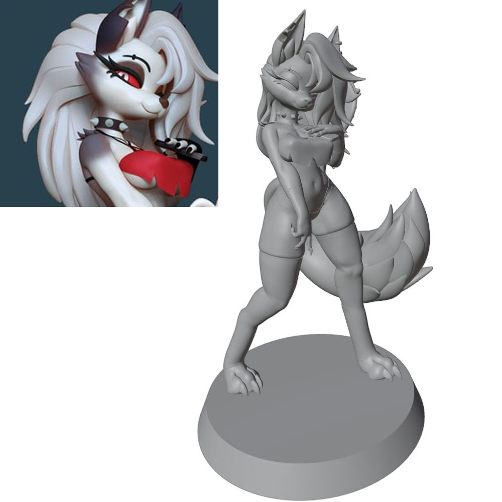 3D Printing Ultem - 1/24=75mm-1/10=175mm Anime Character Statue GK Miniature