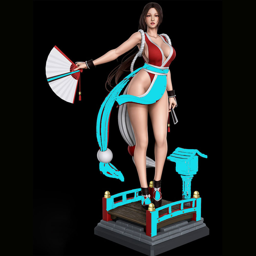 3D Printing Ultem - 1/24 Sexy Long-Haired Girl Miniature Resin