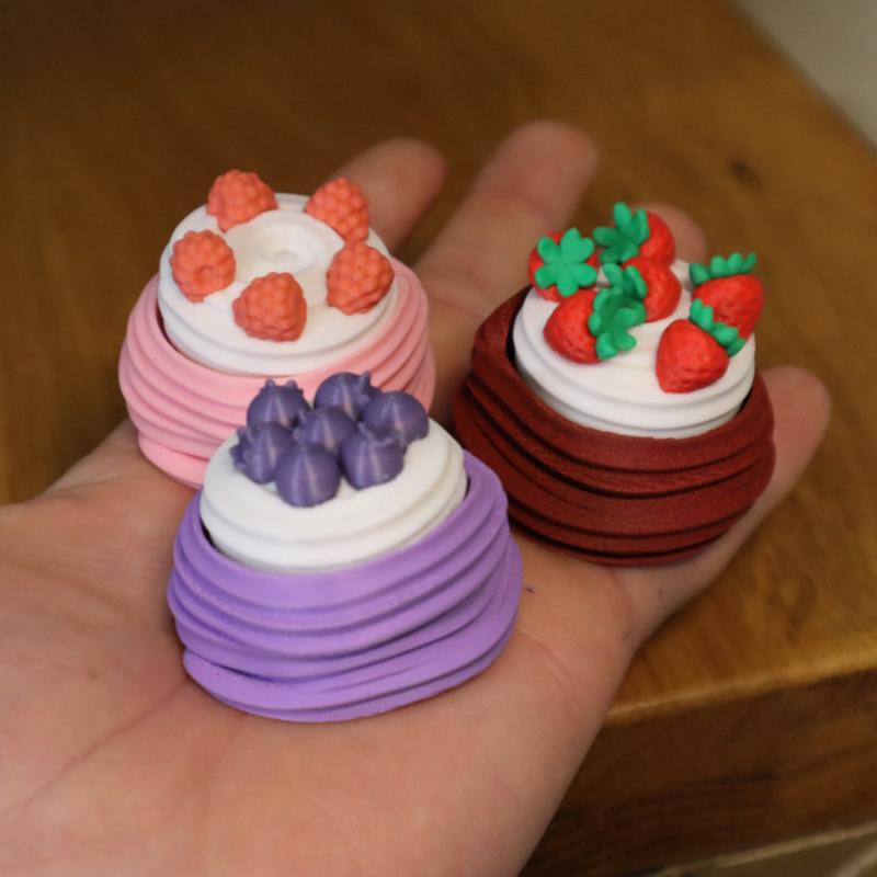 3D Printing Timelapse - 3D Printed Mini Cake Telescopic Sensory