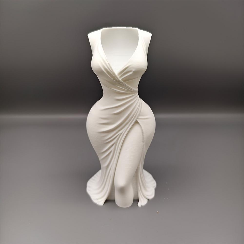 3D Printing Vase - Pleated Vase Design 3d Printed Elegant