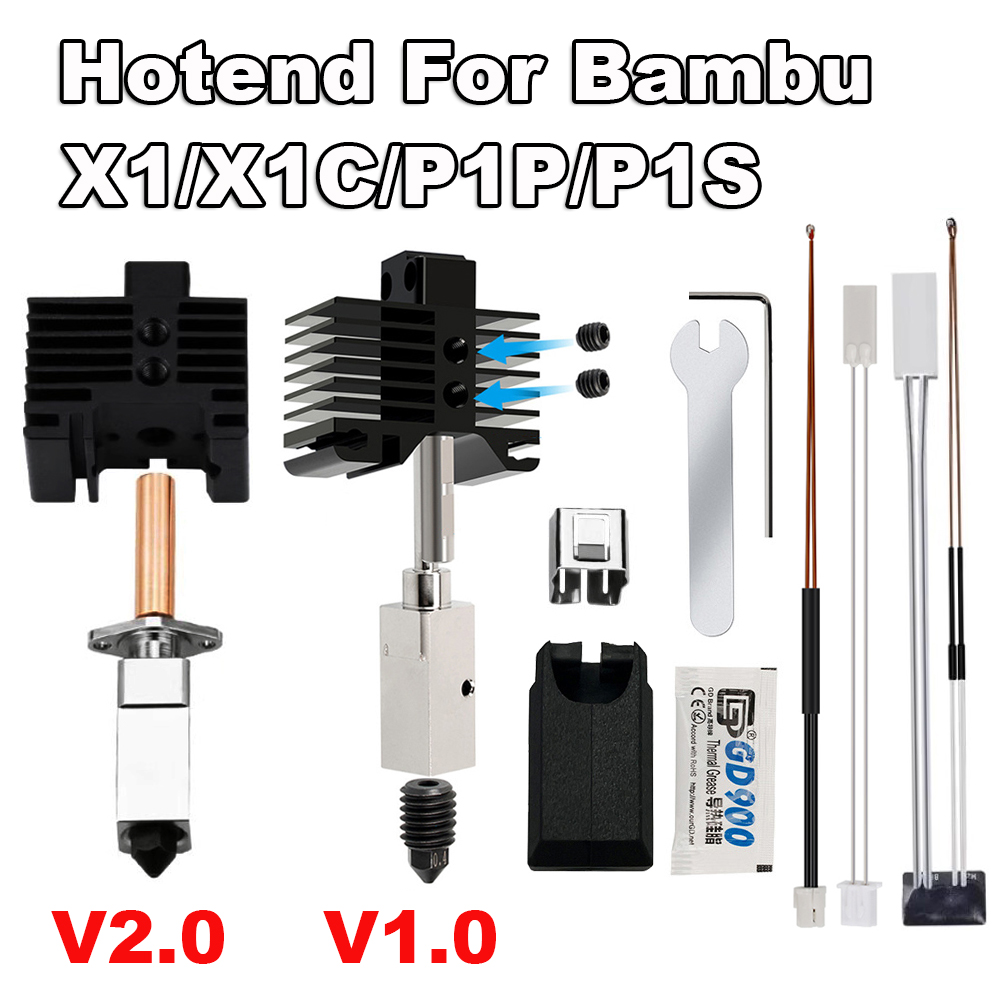 3D Printing X1 Carbon - Upgraded 3D Printer Hotend For Bambu