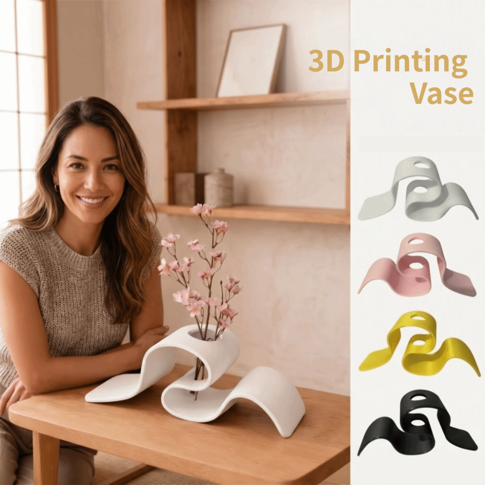3D Printing Vase - Gift Elegant 3D Printing Vase INS