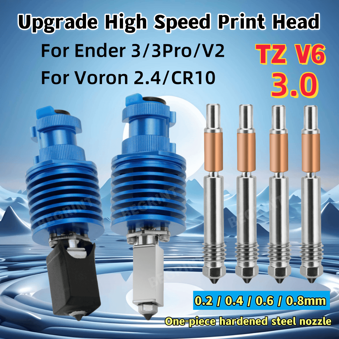 3D Printing Nozzle - Hotend Upgrade TZ V6 3.0 Hot