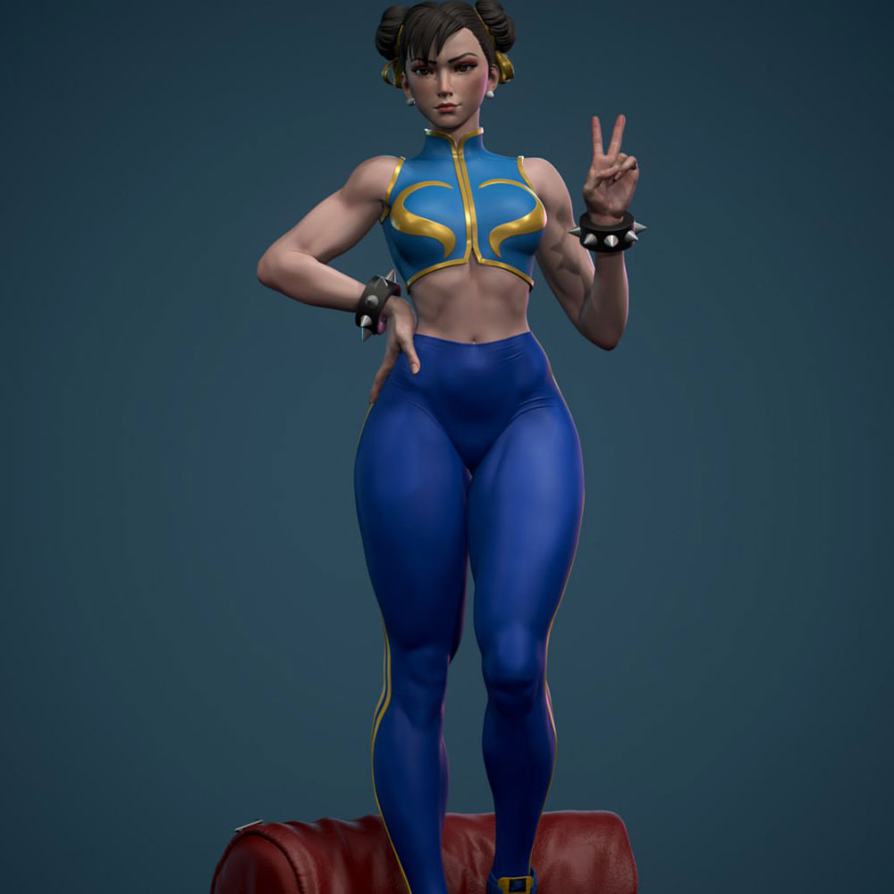 3D Printing Ultem - 75mm --250mm Sexy Girl Resin Model