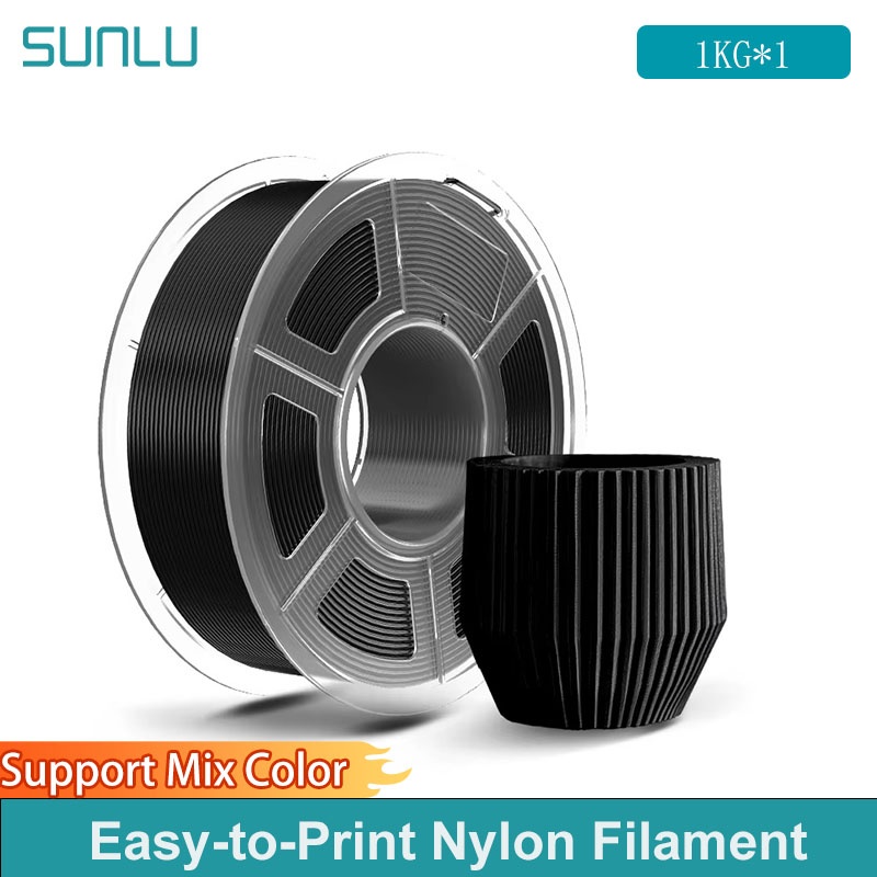 3D Printing Nylon Filament - SUNLU 1KG Easy-to-Print Nylon Filament Heat-Resistant