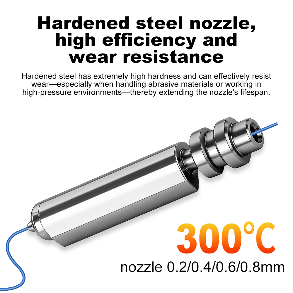 3D Printing Nozzle - Upgraded Bimetallic Nozzle for Anycubic Kobra