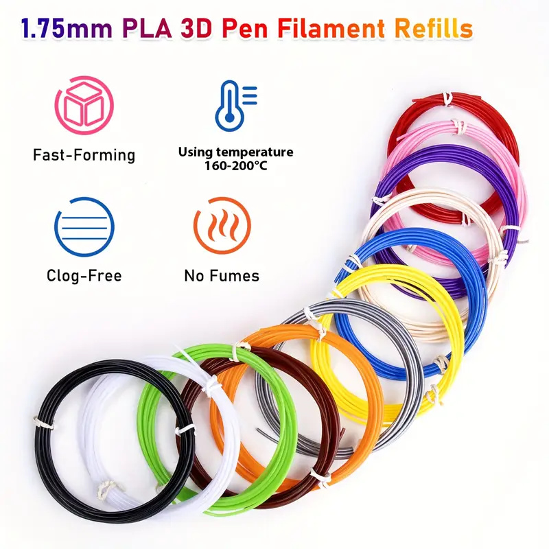 40/32/30 Colors PLA Filament f - огляд і ціна 3D Printing Nylon Filament