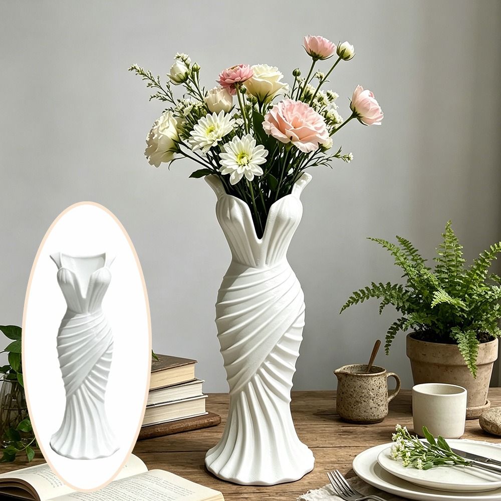 Gown-Shaped 3D Printed Flower  - огляд і ціна 3D Printing Vase