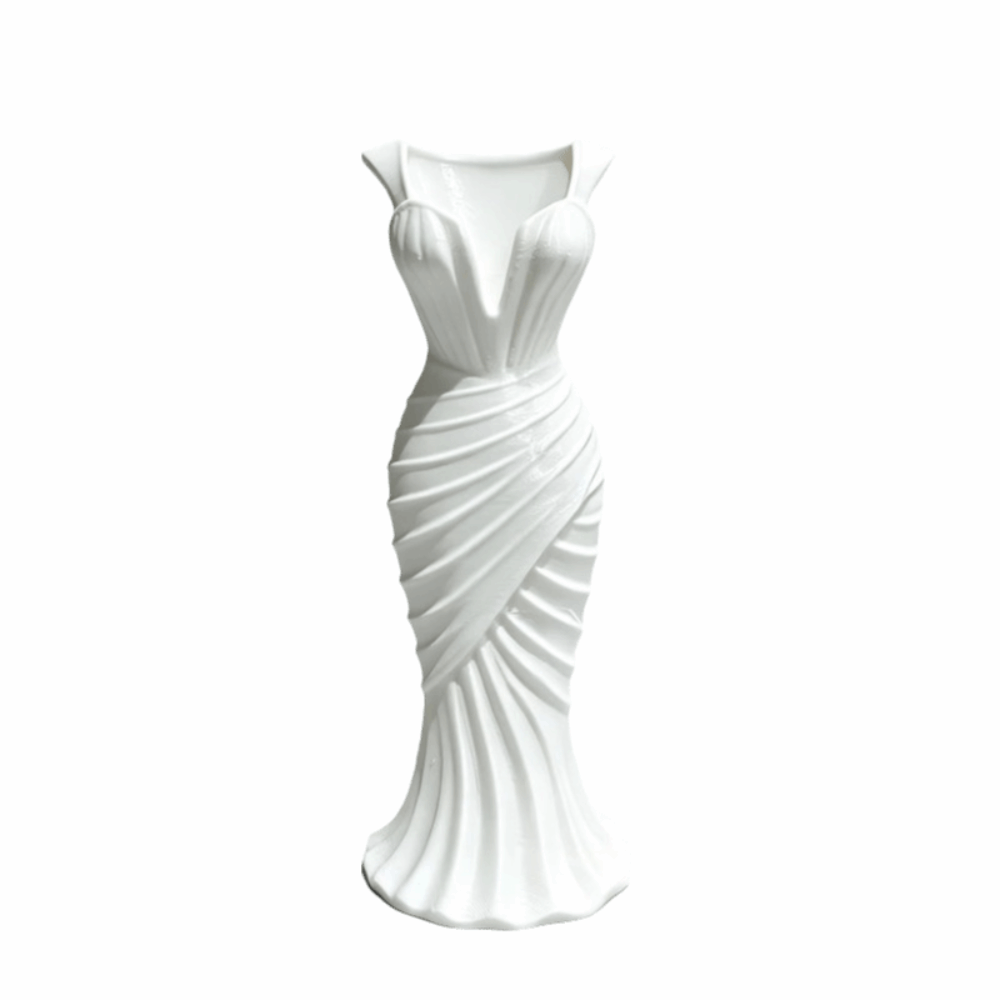 Gown-Shaped 3D Printed Flower  - огляд і ціна 3D Printing Vase