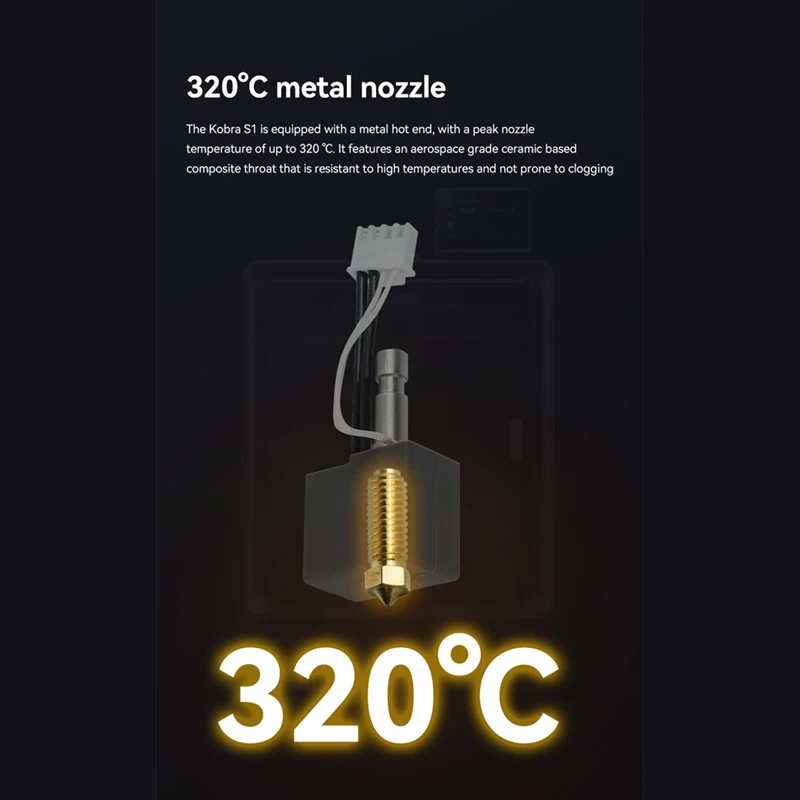 For Anycubic Kobra S1 Hotend K - огляд і ціна 3D Printing Nozzle