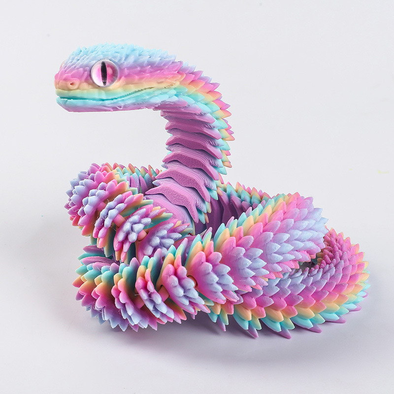2026 New 3D Printed Snake Real - огляд і ціна 3D Printing Fidget Toys
