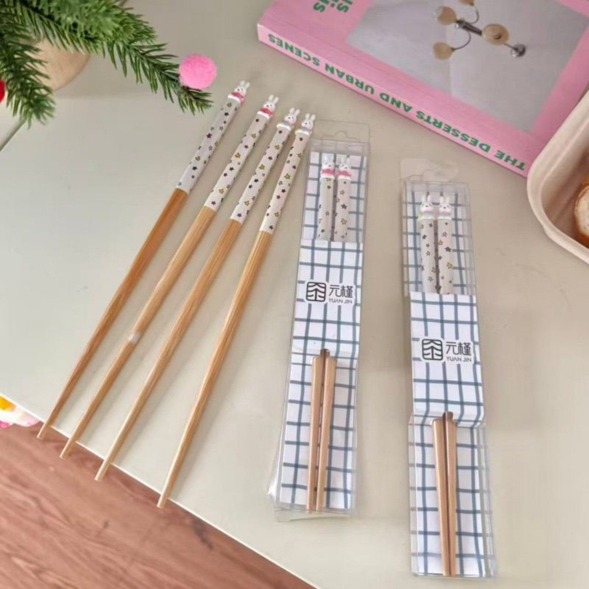Kawaii Miffy Rabbit Chopsticks - огляд і ціна 3D Printing Bambu