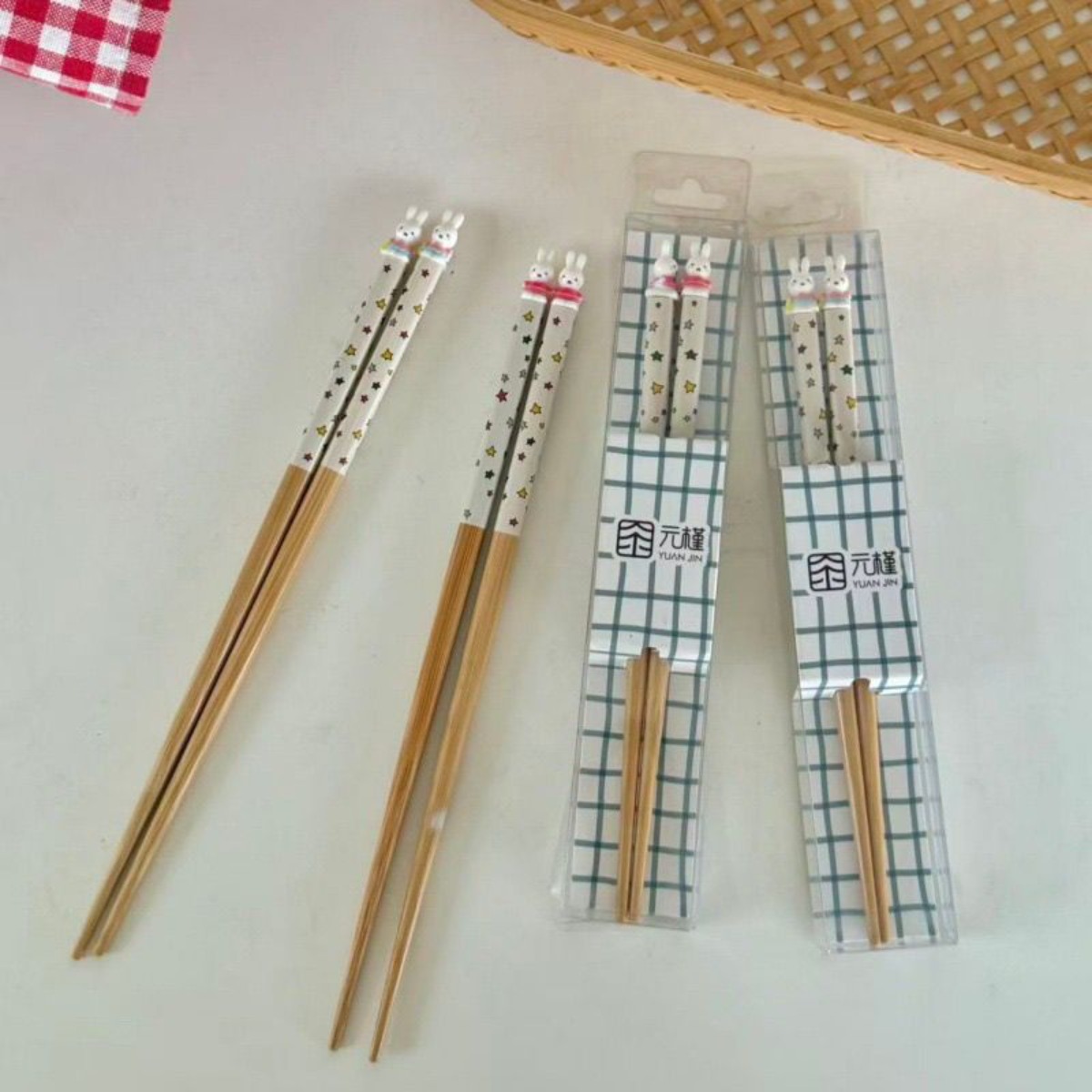 Kawaii Miffy Rabbit Chopsticks - огляд і ціна 3D Printing Bambu