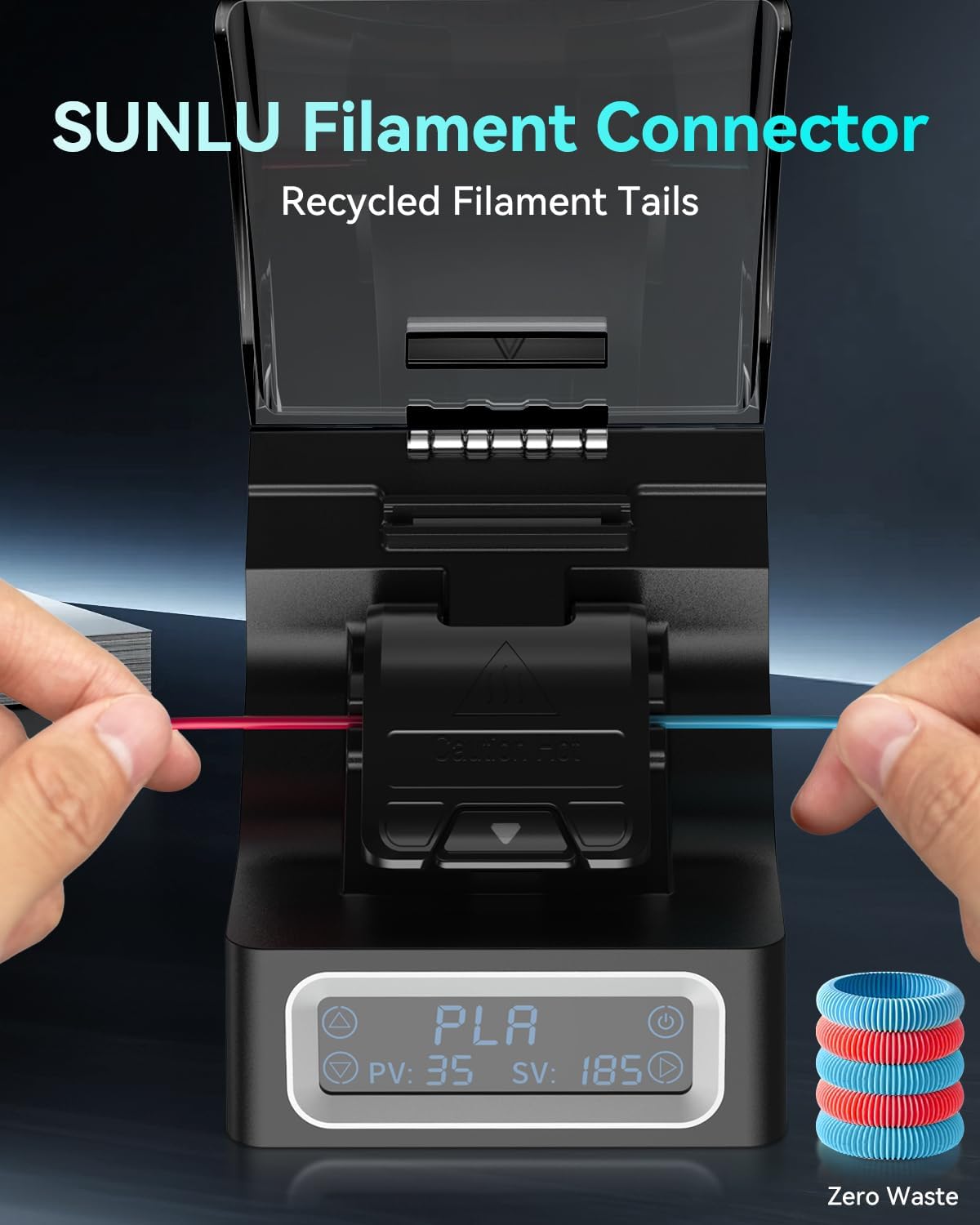 SUNLU FC01 Filament Connector  - огляд і ціна 3D Printing Waste