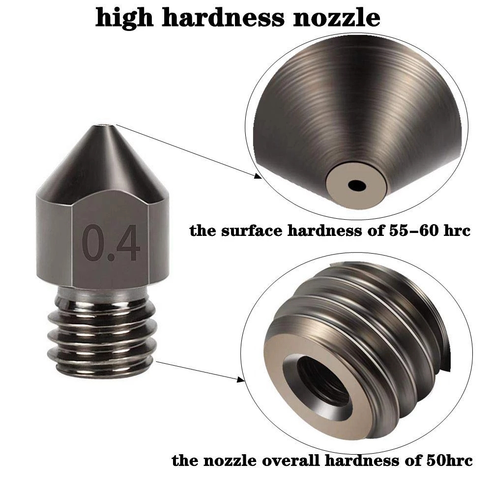 Super Hardened Steel Nozzle MK - огляд і ціна 3D Printing Nozzle