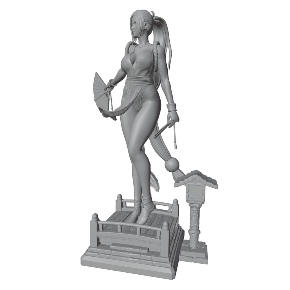 1/24 Sexy Long-Haired Girl Min - огляд і ціна 3D Printing Ultem