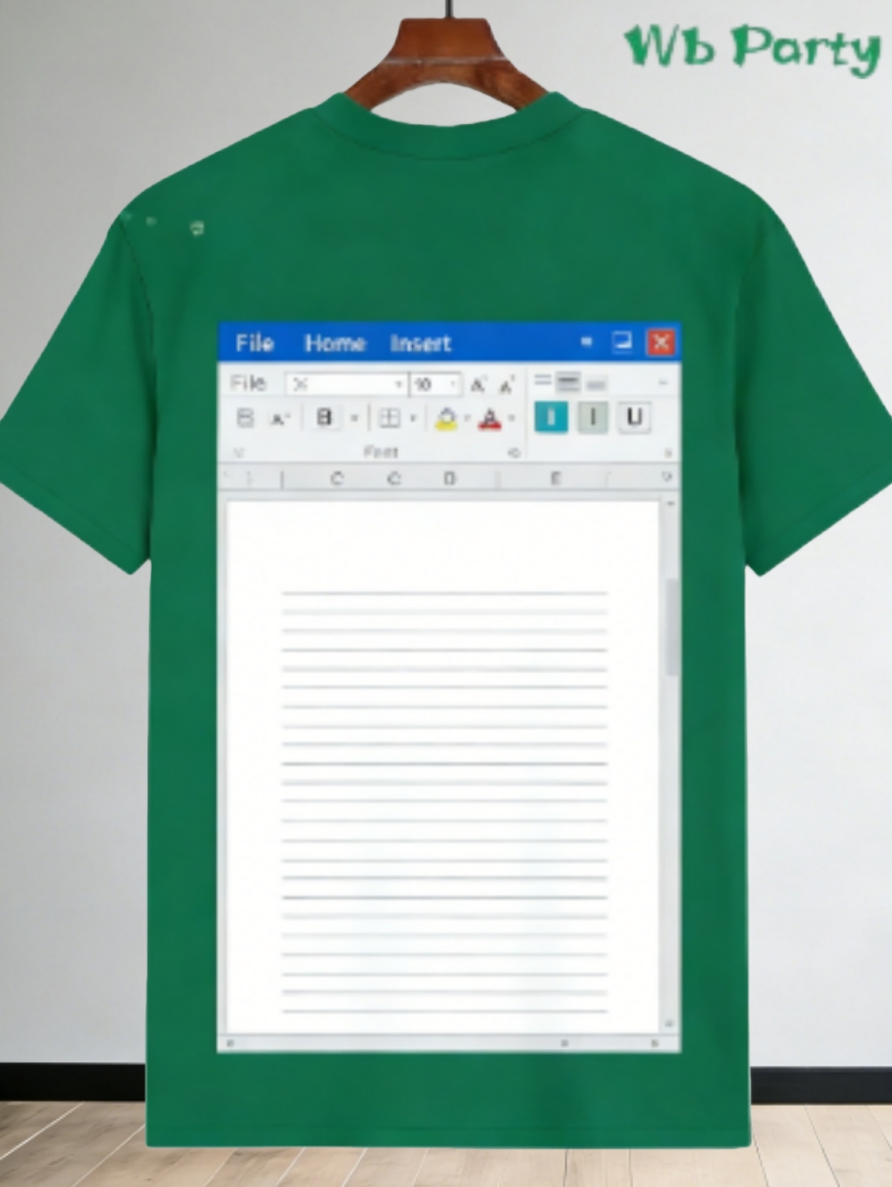 Casual Excel Tshirt for Men 3D - огляд і ціна 3D Printing Online Service