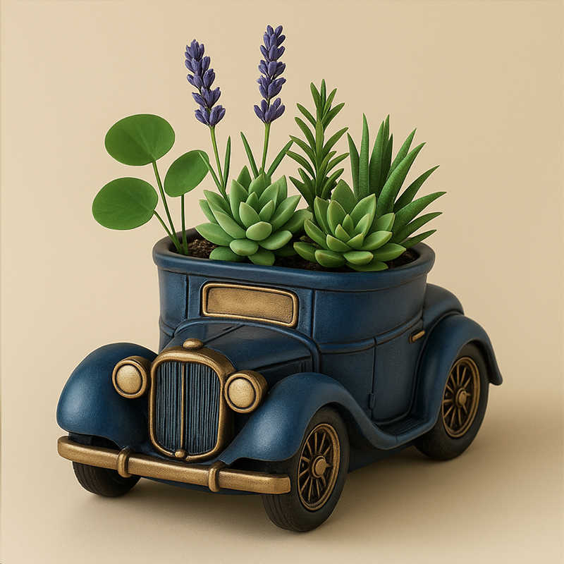 3D Vintage Bus Car Succulent P - огляд і ціна 3D Printing Vase