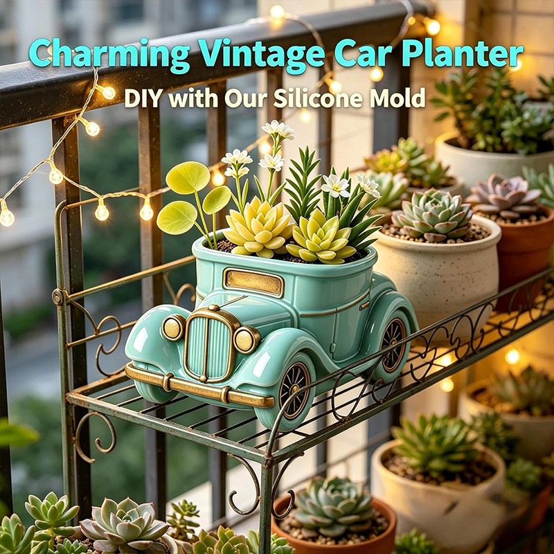 3D Vintage Bus Car Succulent P - огляд і ціна 3D Printing Vase