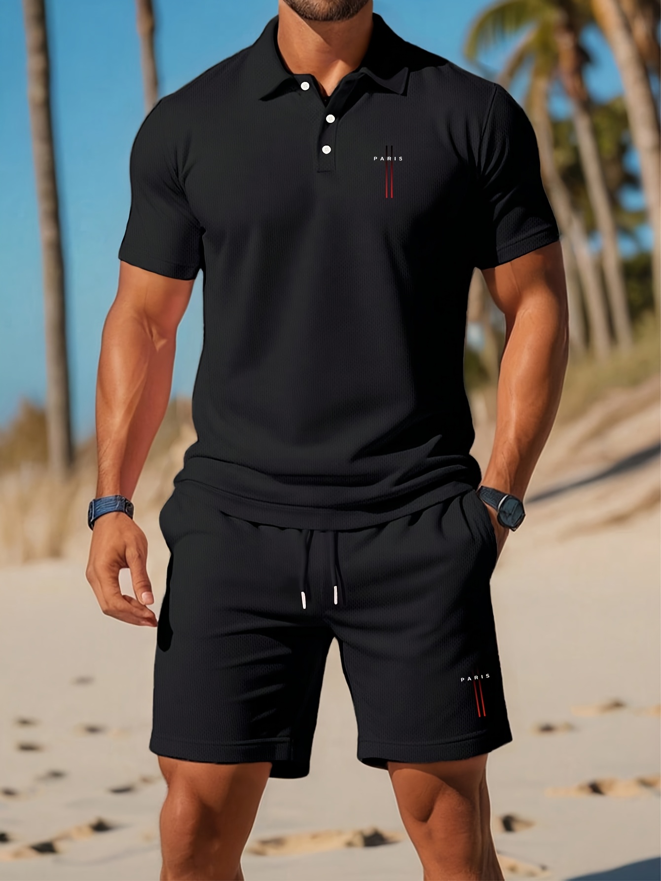 2026 Summer Men's Polo Shirt S - огляд і ціна 3D Printing Kpop