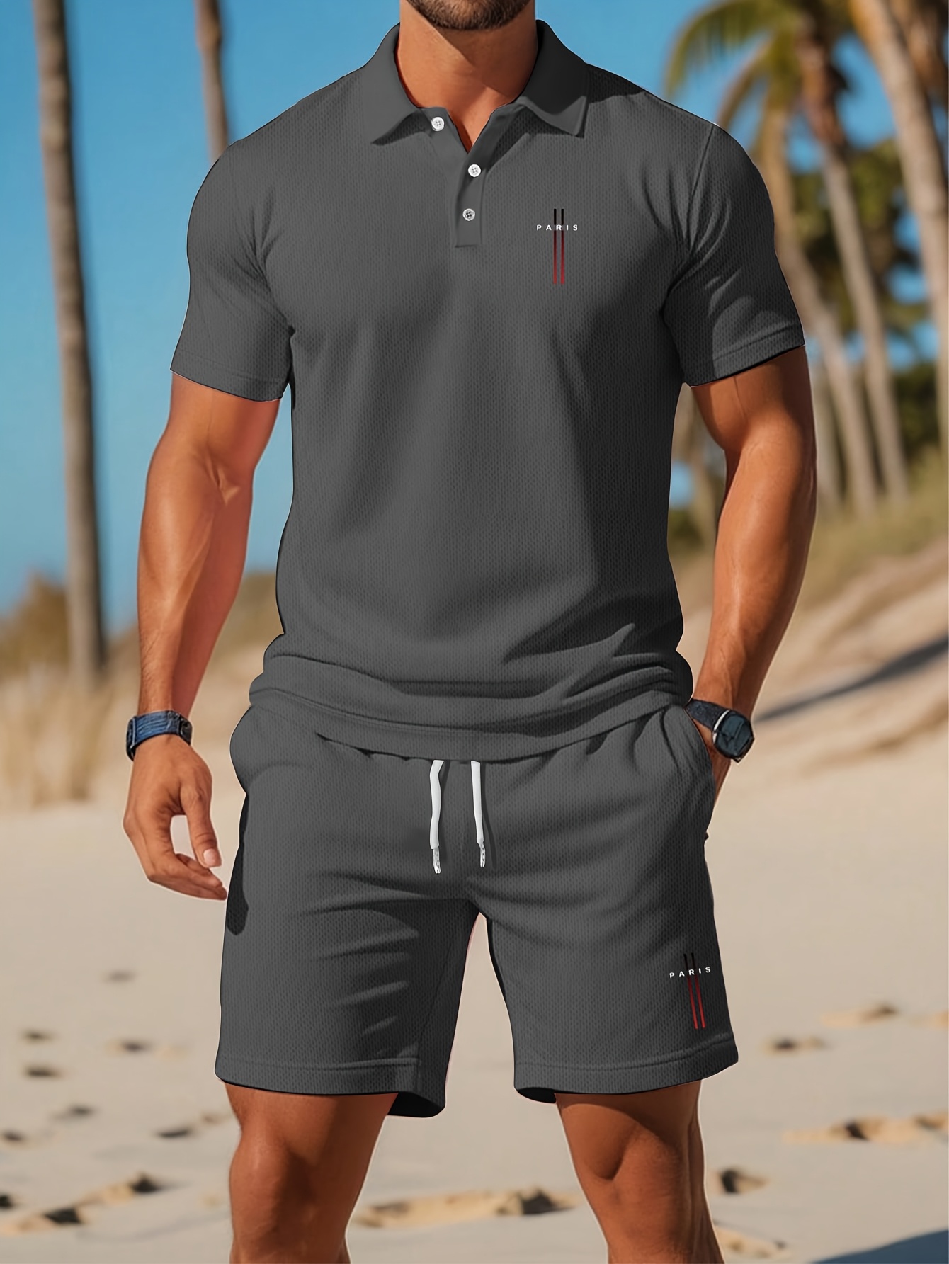2026 Summer Men's Polo Shirt S - огляд і ціна 3D Printing Kpop