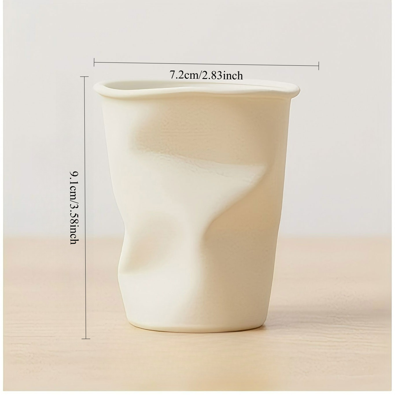 Crinkled Twist Cup Pen Holder  - огляд і ціна 3D Printing Vase