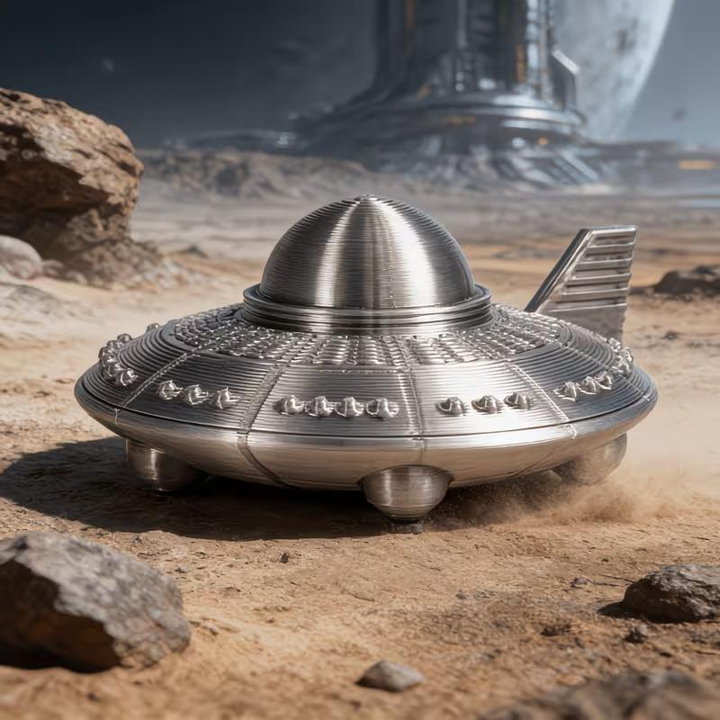 3D Printed UFO Figurines Retro - огляд і ціна 3D Printing Ultem