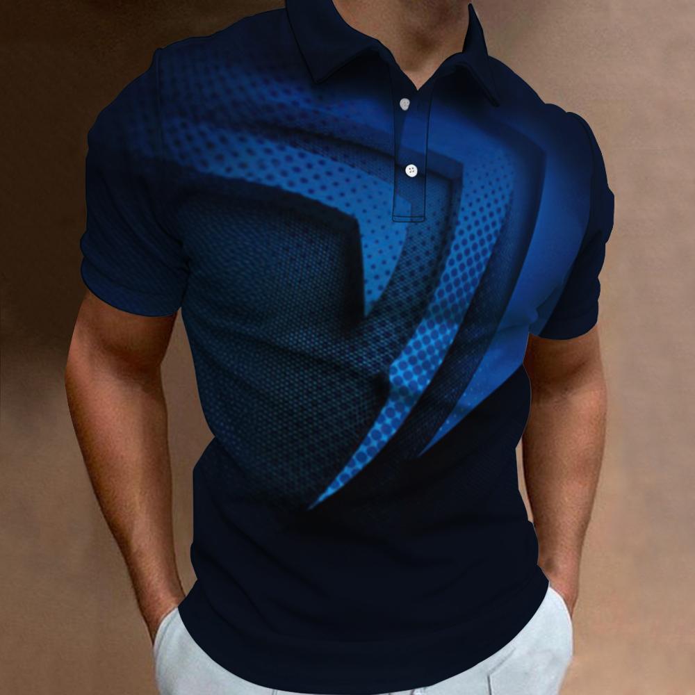 Fashion Polo T-Shirts For Men  - огляд і ціна 3D Printing Technology