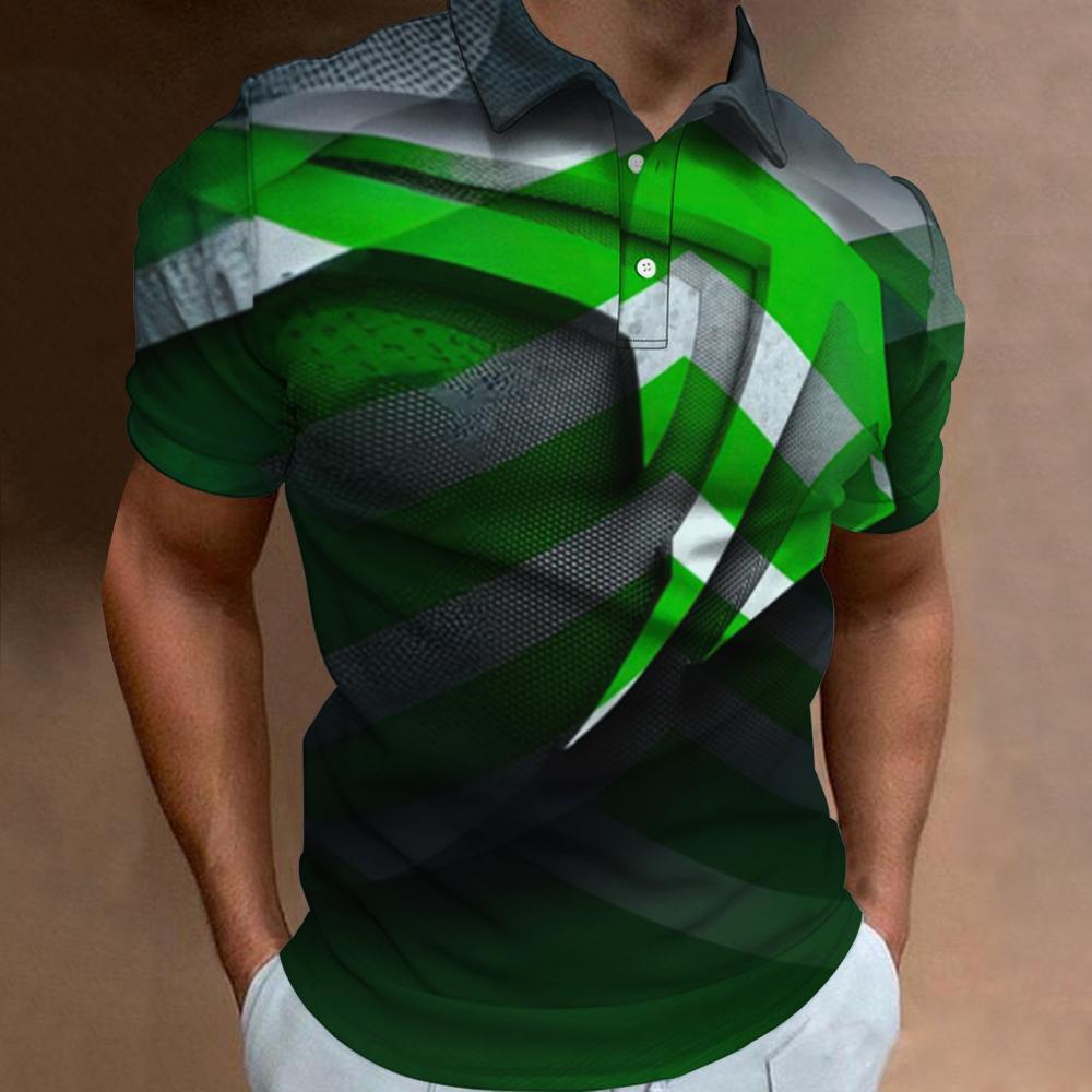 Fashion Polo T-Shirts For Men  - огляд і ціна 3D Printing Technology