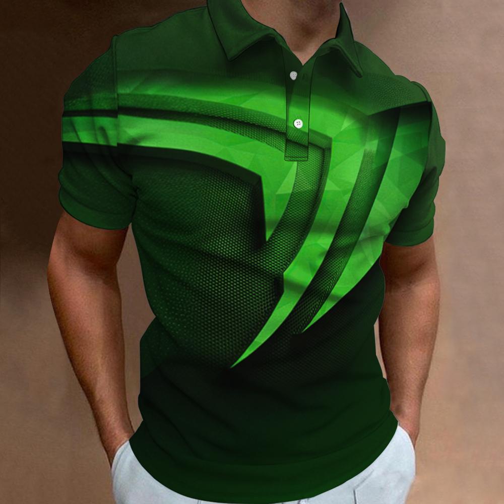 Fashion Polo T-Shirts For Men  - огляд і ціна 3D Printing Technology