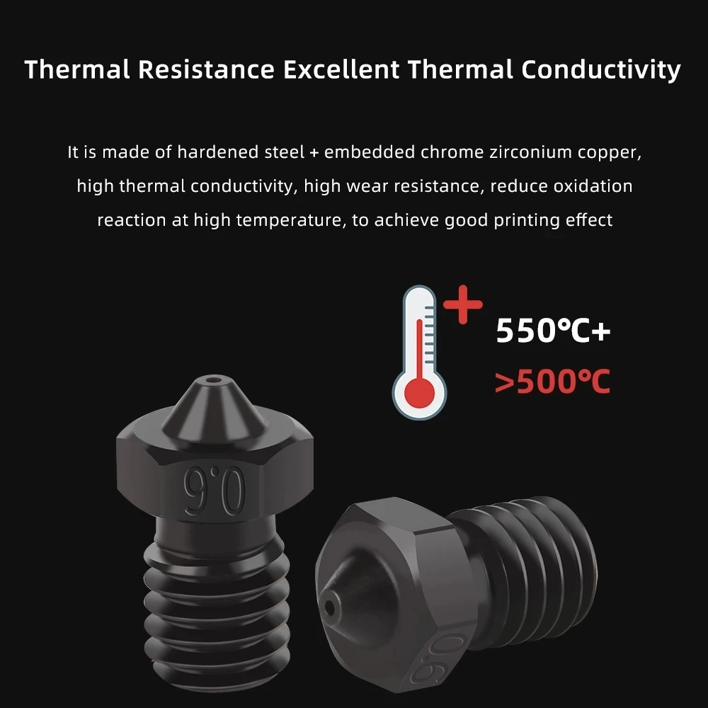 E3D Nozzle 0.2/0.4/0.6/0.8mm H - огляд і ціна 3D Printing Nozzle