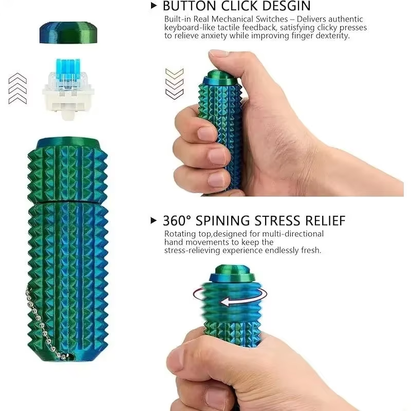 Funny 3D Printed Spiky Fidget  - огляд і ціна 3D Printing Fidget Toys