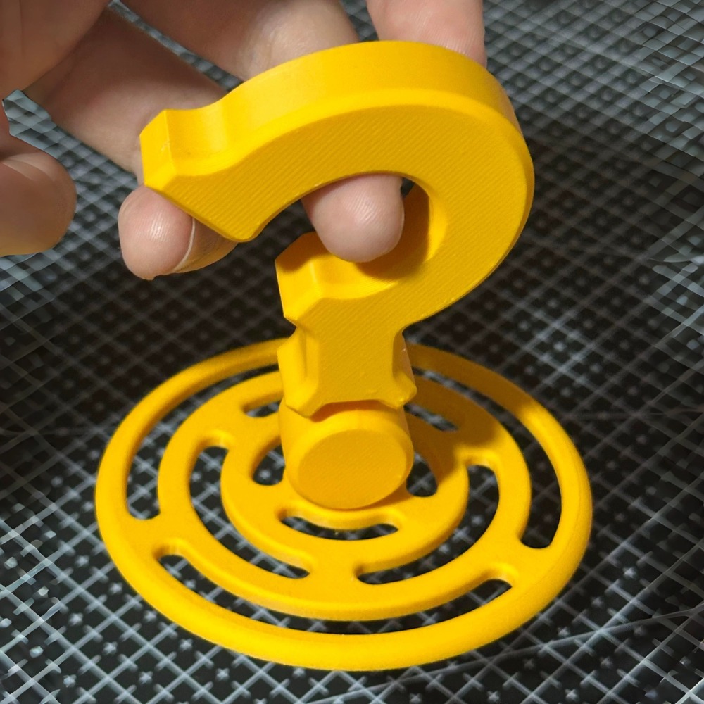 Creative 3D Printed Question M - огляд і ціна 3D Printing Question