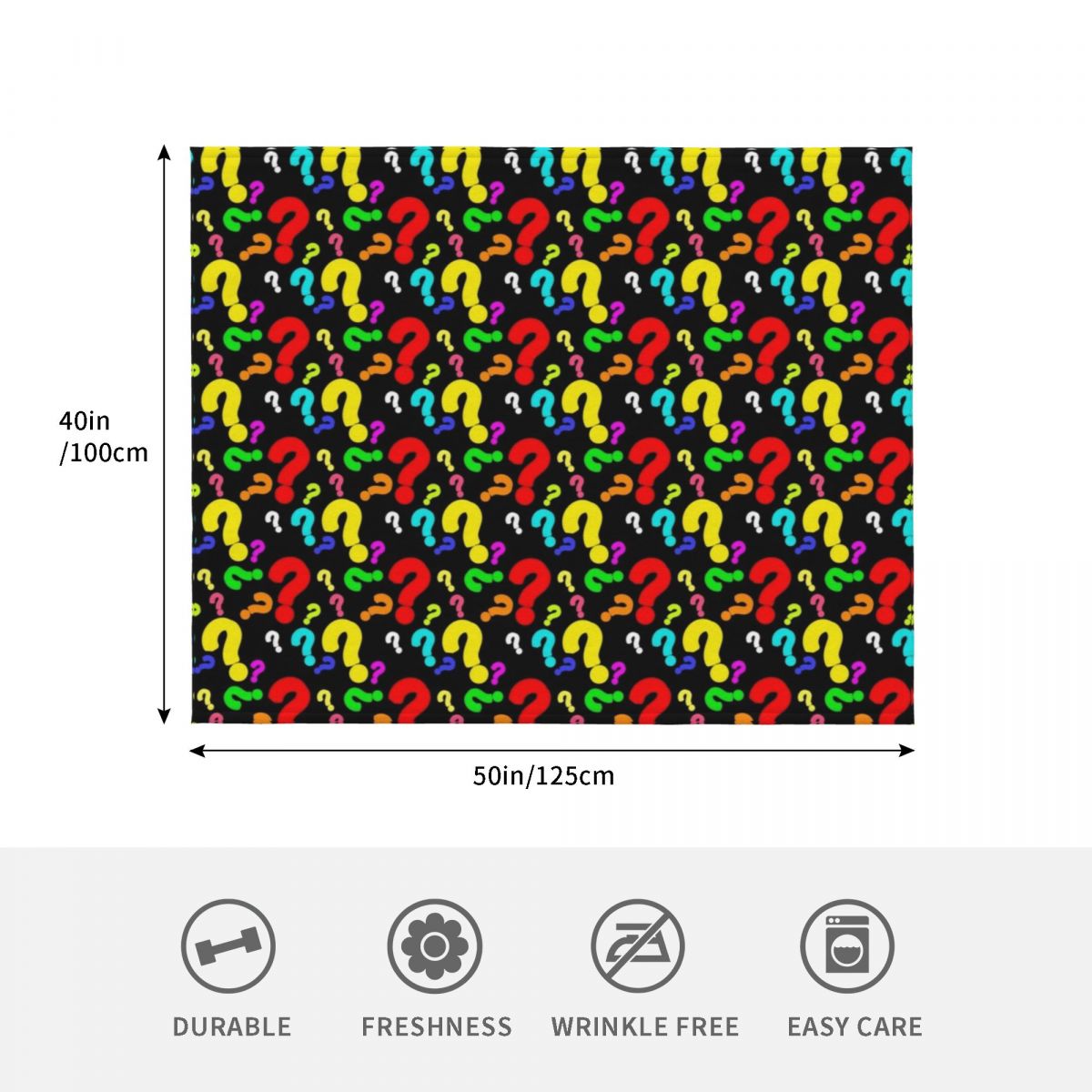 Colorful Question Mark Pattern - огляд і ціна 3D Printing Question