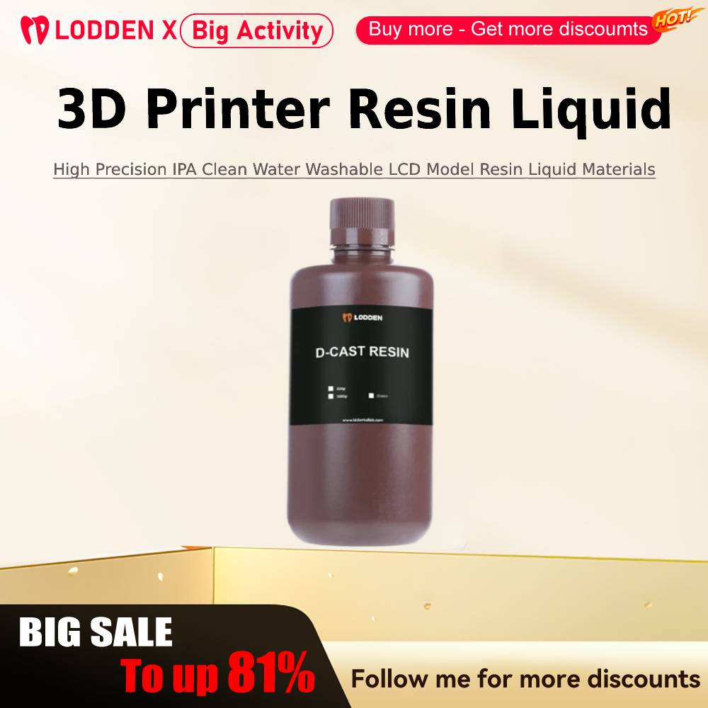 Lodden 3D Printer Resin Liquid - огляд і ціна 3D Printing Maker