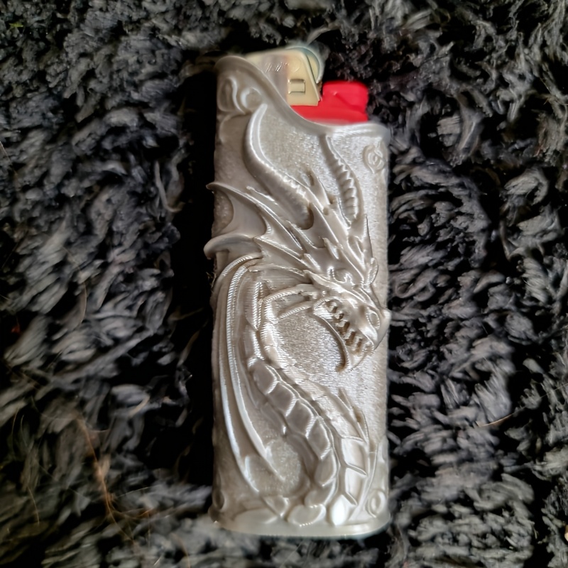 Gothic Embossed Dragon Lighter - огляд і ціна 3D Printing Case