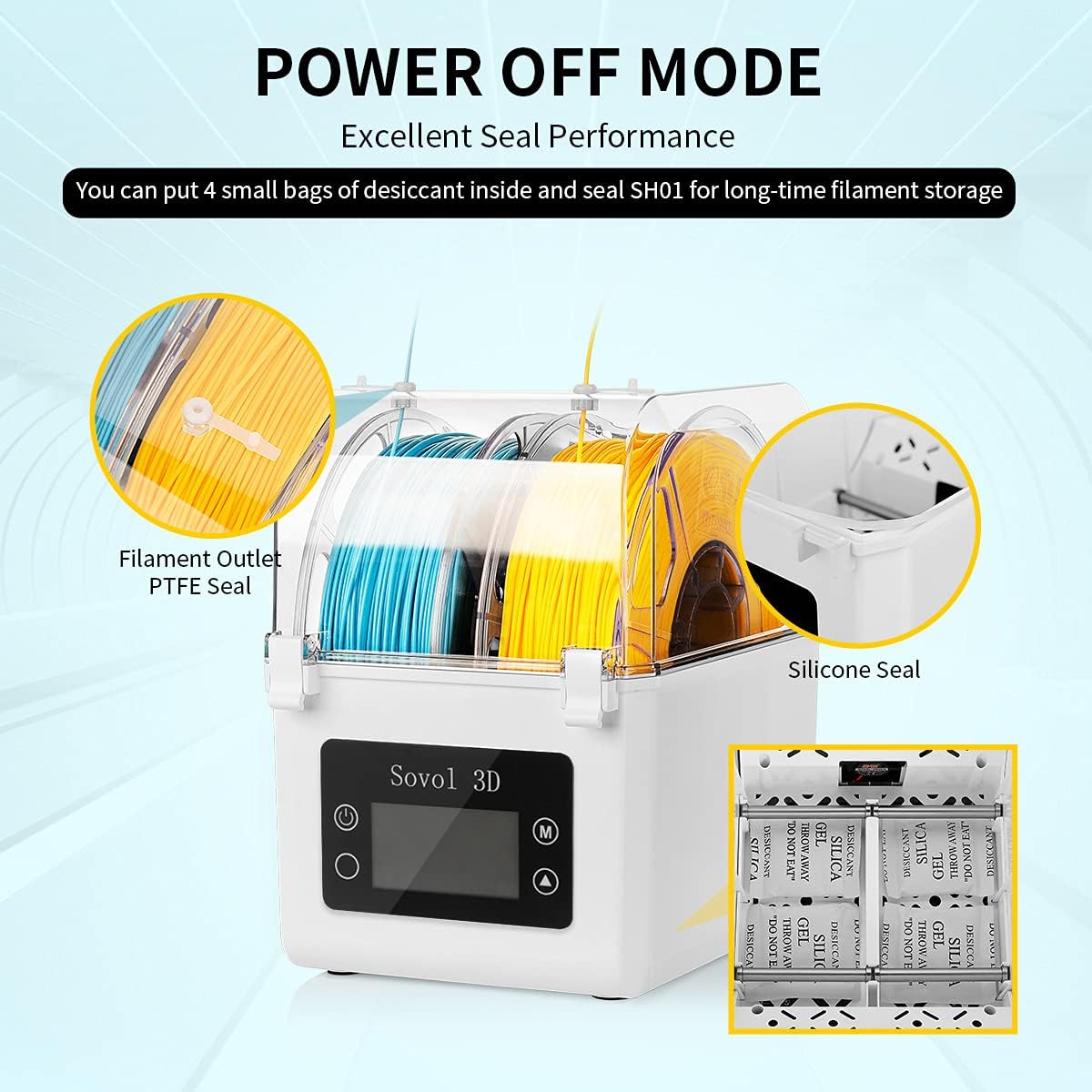 Sovol Filament Dryer 2023, SH0 - огляд і ціна 3D Printing Deck Box