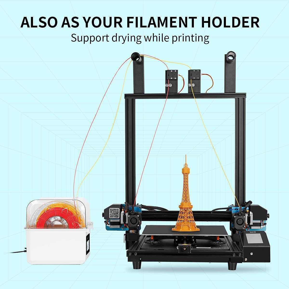 Sovol Filament Dryer 2023, SH0 - огляд і ціна 3D Printing Deck Box