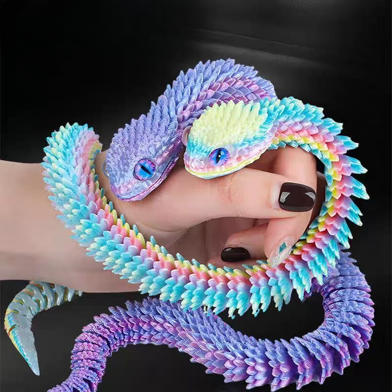 2026 New 3D Printed Snake Real - огляд і ціна 3D Printing Fidget Toys