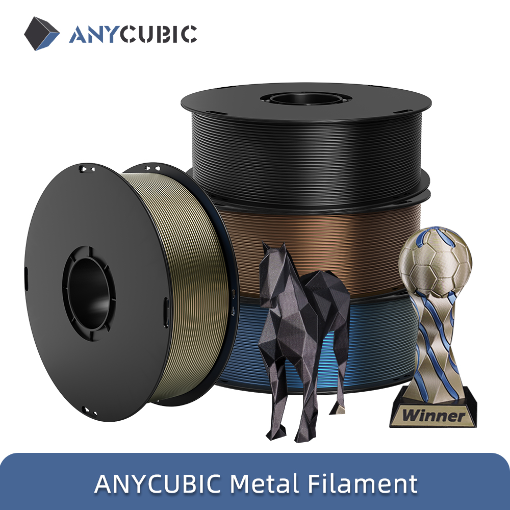 ANYCUBIC 4kg/1kg Metal Filamen - огляд і ціна 3D Printing Nylon Filament