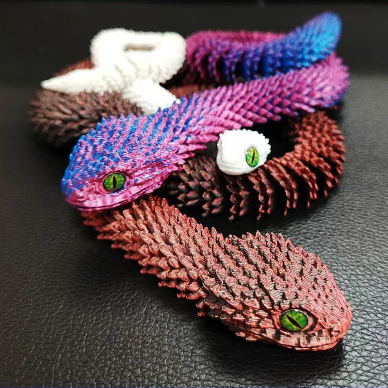 3D Printed Snake Movable Joint - огляд і ціна 3D Printing Fidget Toys