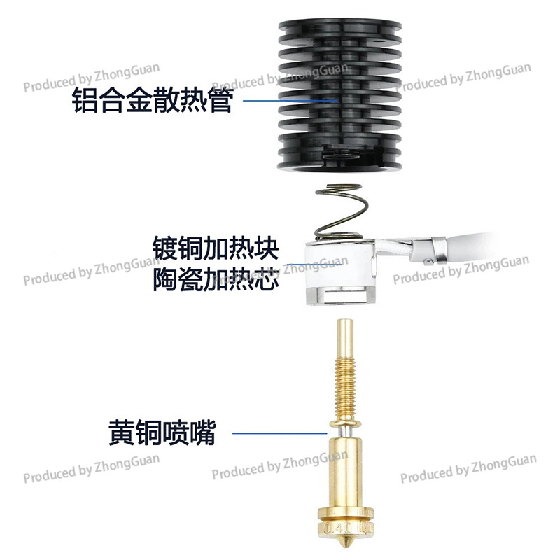 High Temperature Resistant Cer - огляд і ціна 3D Printing Nozzle