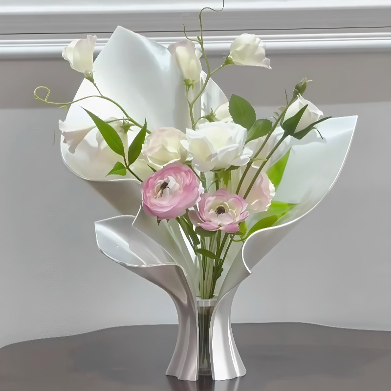 Minimalist White Ceramic Vase  - огляд і ціна 3D Printing Vase