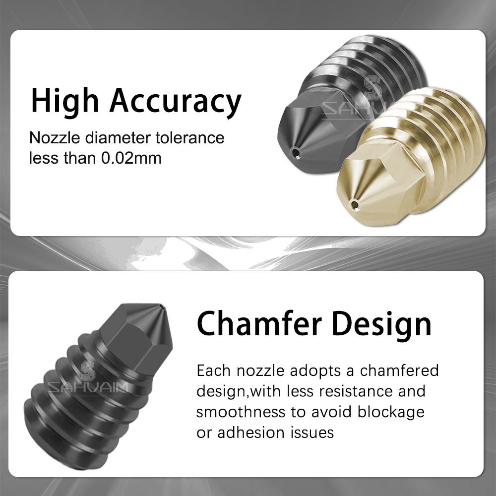 3D Printer Nozzle 0.2mm 0.4mm  - огляд і ціна 3D Printing X1 Carbon