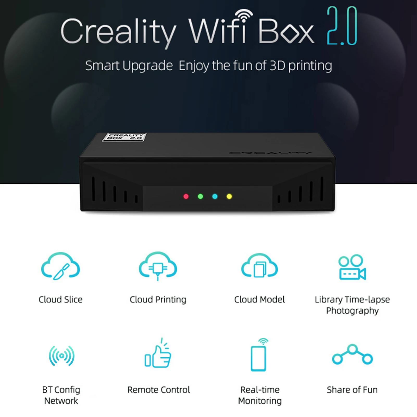 Creality WiFi Box 2.0 for 3D P - огляд і ціна 3D Printing Timelapse
