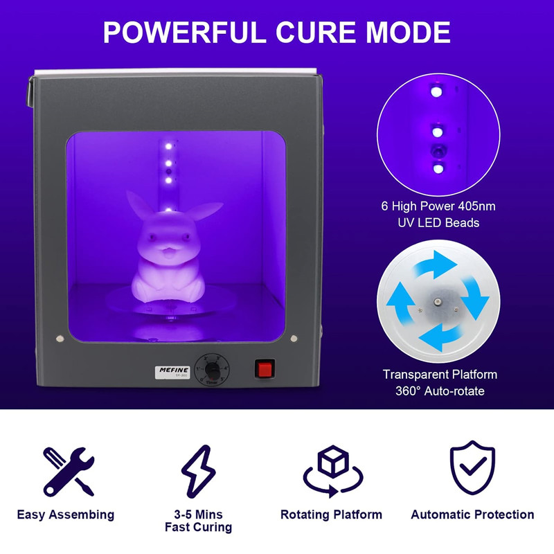 UV Resin Curing Light Box for  - огляд і ціна 3D Printing Deck Box
