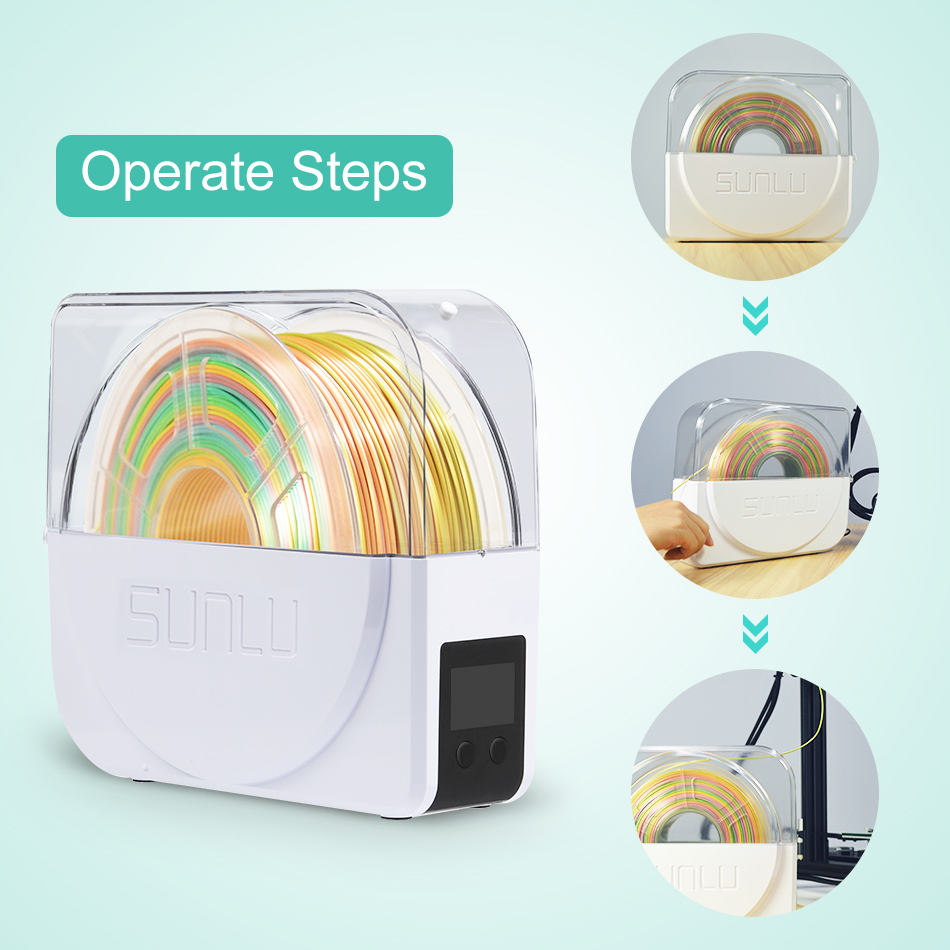 SUNLU Filament Dryer S1 Plus B - огляд і ціна 3D Printing Deck Box
