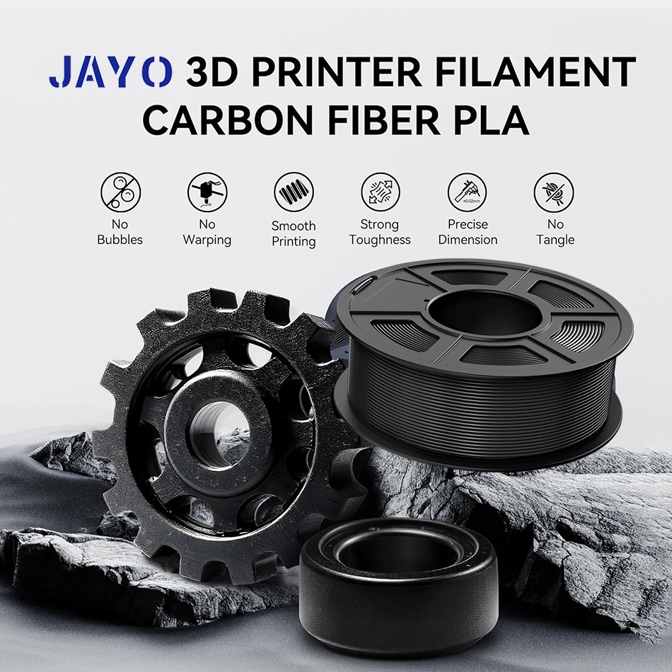 JAYO PETG-CF 3D Printer Filame - огляд і ціна 3D Printing Nylon Filament